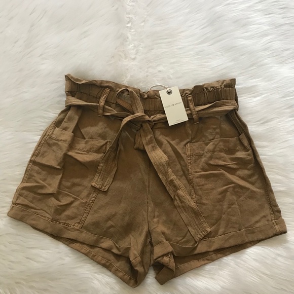 Lucky Brand Pants - NEW wTag-LUCKY Brand Linen Khaki Shorts Sz L